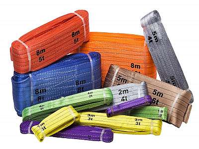 Cinta plana para elevação de carga Cinta plana para elevação de carga