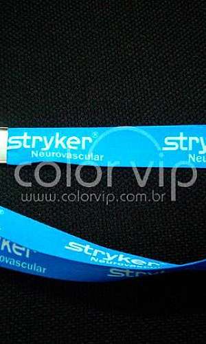 Cordão para crachá com mosquete Cordão para crachá com mosquete